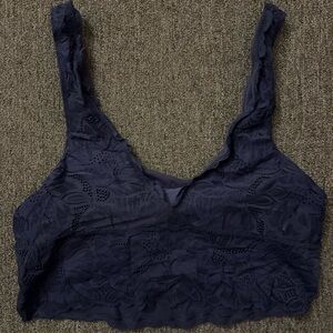 Lace Bralette in Navy Blue